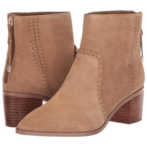 Sanctuary Women's Revamp  Suede, Pull on Ankle Boot, Bistro, Size 7 M - Picture 1 of 7